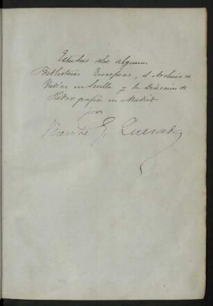 Bibliotecas Europeas : Archivo de Indias