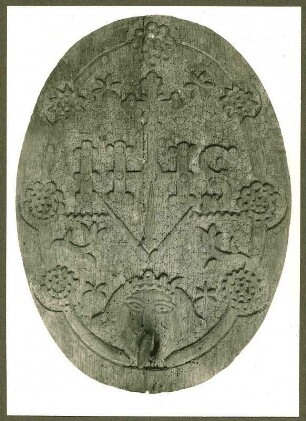 Faßboden mit Ornament
