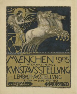 9. Internationale Kunstausstellung München 1905. Künstler- Genossenschaft Secession