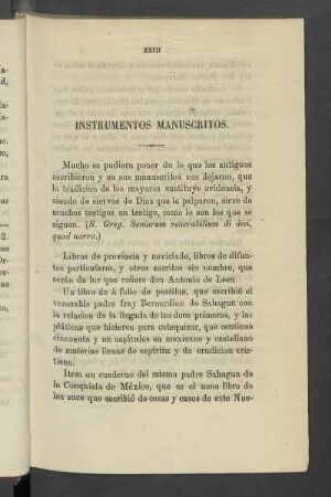 Instrumentos Manuscritos