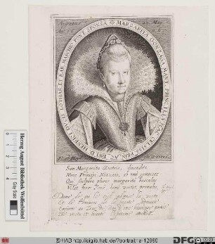 Bildnis Margaretha (Gonzaga), Herzogin von Lothringen, geb. Prinzessin von Mantua