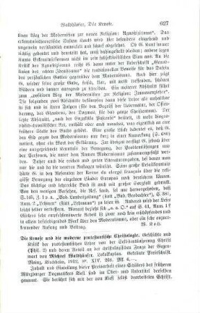 627-628 [Rezension] Waldhaeuser, Michael, Die Kenose und die moderne protestantische Christologie
