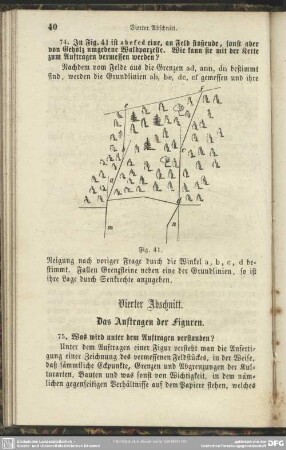 Vierte Abschnitt. Das Auftragen der Figuren