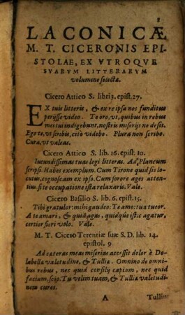 Epistolarum Laconicarum thesaurus