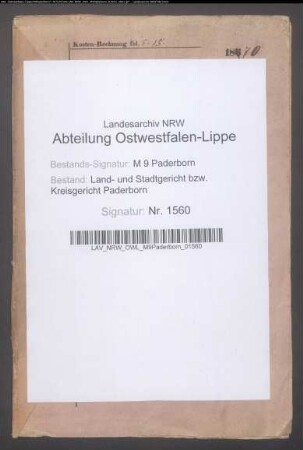 Erblasser: Redeker, Peter: