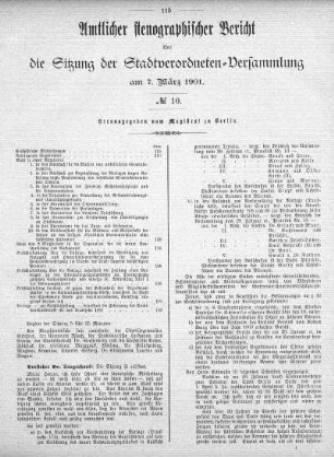 No. 10, 7. März 1901