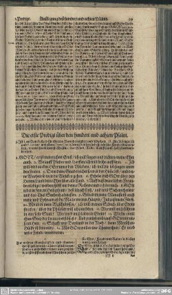 Die Predigten über den hundert und achten Psalm