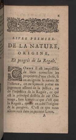 Livre premier.