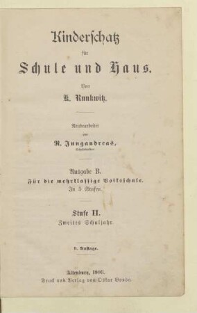 Stufe 2 = 2. Schuljahr, [Schülerband]: [Stufe 2 = 2. Schuljahr, [Schülerband]]