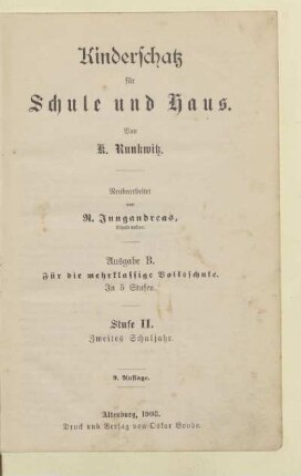 Stufe 2 = 2. Schuljahr, [Schülerband]: [Stufe 2 = 2. Schuljahr, [Schülerband]]