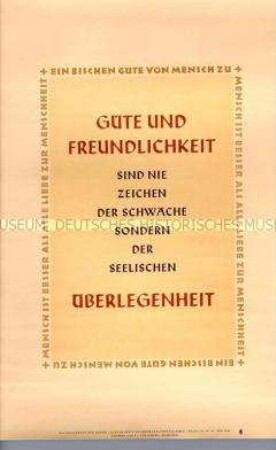 Schmuckblatt "Wochenspruch der NSDAP" mit einem patriotischen Spruch (anonym)
