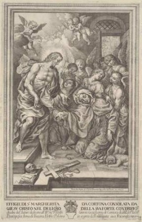 Jesus erscheint der heiligen Margareta von Cortona