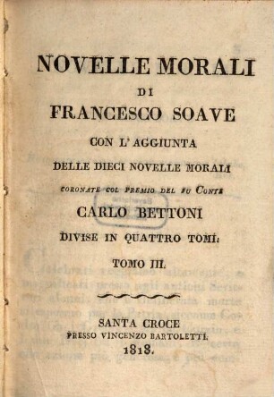 Novelle morali. T. 3