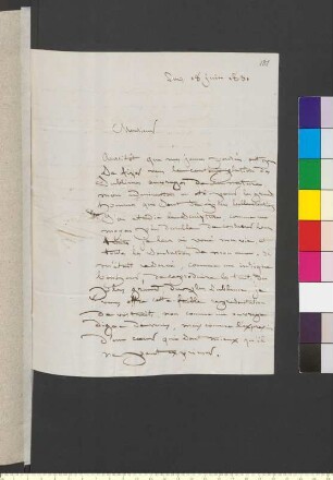 Brief von David, Pierre Jean (genannt David d'Angers) an Goethe, Johann Wolfgang von