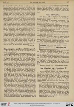 Das Manifest der Futuristen, 2