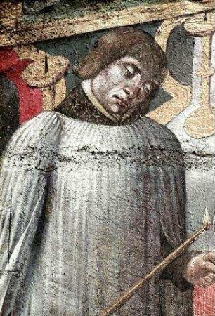 Wenzel bei der Messe