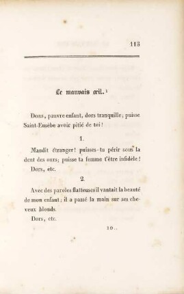 Le mauvais oeil