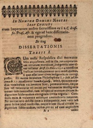 Dissertatio Jvridica De Syndicis