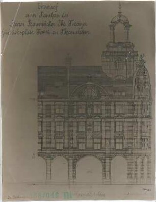 Fischer, Theodor; Mannheim; Kammerspiele - Teilansicht