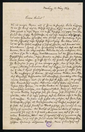17r-18v, Brief 8: 23.03.1864