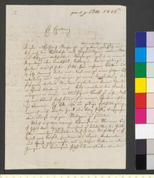 Brief von Coudray, Clemens Wenzeslaus an Goethe, Johann Wolfgang von