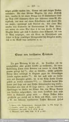 Etwas von berühmten Trinkern