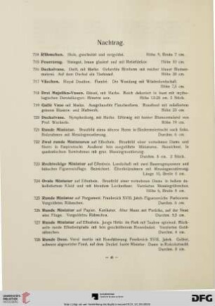 Nachtrag (Nr. 714-755)