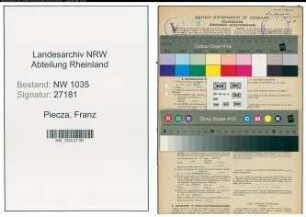Entnazifizierung Franz Piecza , geb. 13.12.1896 (Steiger)