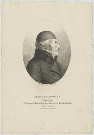 Bildnis des Jean Theople. Gahn