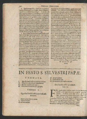 In Festo S. Sylvestri Papae.