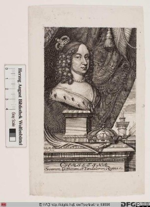 Bildnis Christina, Königin von Schweden (reg. 1632(44)-54)