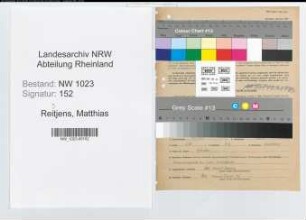 Entnazifizierung Matthias Reintjens , geb. 14.03.1898 (Polizeibeamter)