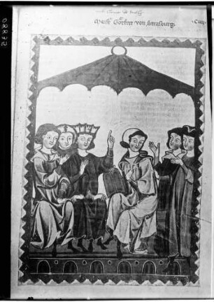 Heidelberg Manesse Liederhandschrift Gottfried von Straßburg