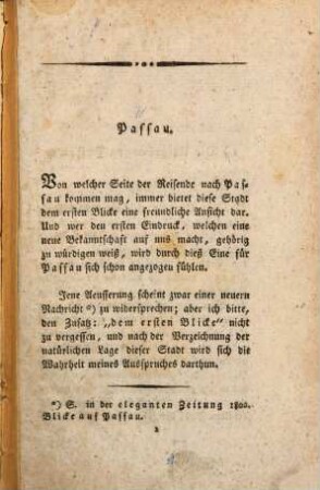 Gallerie merkwürdiger Oerter in Deutschland : in Schilderungen nach dem Leben ; eine Zeitschrift. 1. 1803