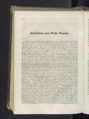 Einleitung zum Buche Danijel.