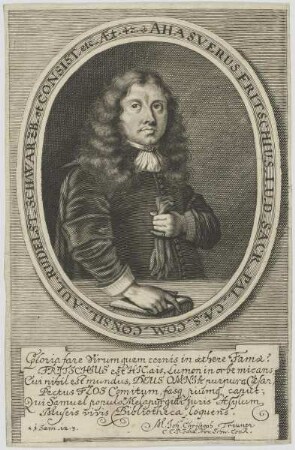 Bildnis des Ahasverus Fritschius