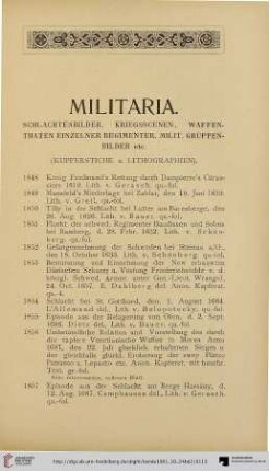Miliatria (Nr. 1848-2257)