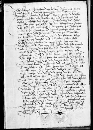 Ludwig von Emershofen gibt Gegenverschreibung.