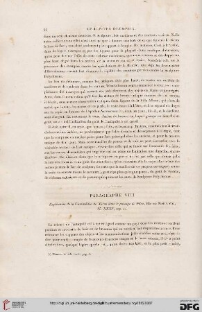 Paragraphe VIII