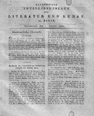 1803: Leipziger Literaturzeitung