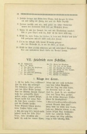 VII. Friedrich von Schiller