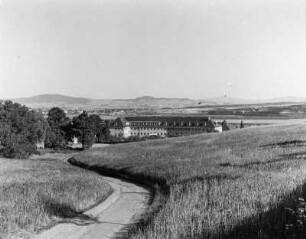 Rohnau : Rohnau (Bogatynia-Trzciniec/Polen). Ortsansicht