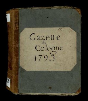 Gazette de Cologne / 1793