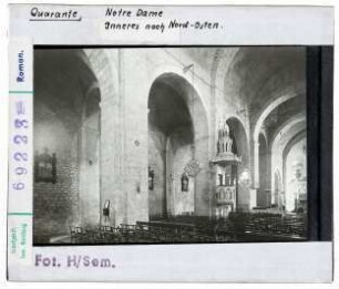 Quarante: Notre-Dame, Inneres nach Nordosten