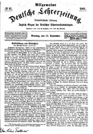Volksbildung und Sittlichkeit