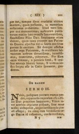 201-213, De eadem Sermo III. (XIX)