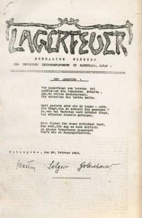 Nr. 6. Sonntag, den 5. März 1916