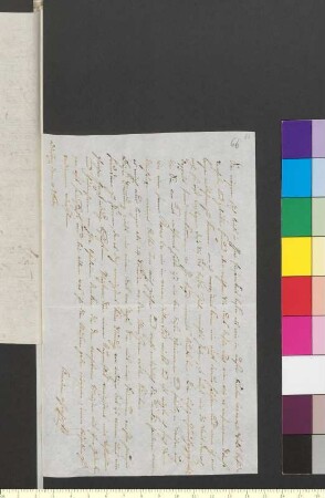Brief von Imhoff (Helvig), Anna Amalia von an Goethe, Johann Wolfgang von