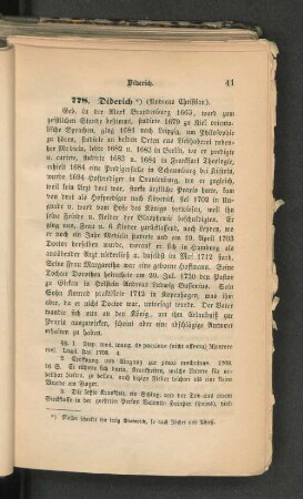 778. Diderich *) (Andreas Christian)