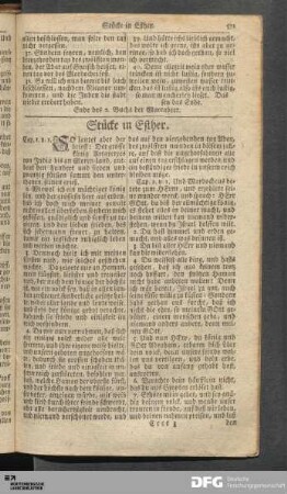 Stücke in Esther.